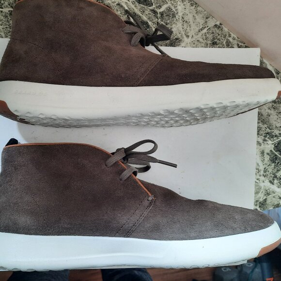 Cole Haan Grand Pro  Suede Shoes Size 11 Brown main image 4